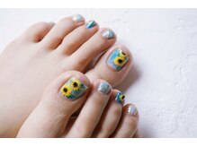 ネイル フライガール(nail FLY GIRL)/ひまわりネイル★