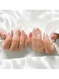 ニュアンスネイルフラワーネイル