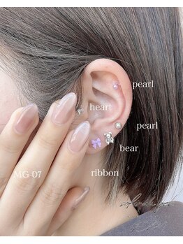 クリーム(Nail Atelier CREAM)/耳つぼジュエリー☆ワンホン