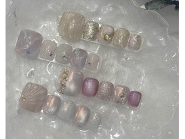7.8.9月のフット定額/夏ネイル