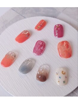 きれい de チュッ 桜ビル店の写真/[駅チカ]誰もが見惚れる指先に＊好感度UPの洗練された上品デザインがオフィス映え！セレクトコース2本¥4200