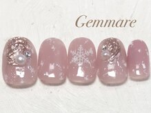 ジェンマーレ 青葉台店(Gemmare)/雪降る結晶大人ネイル