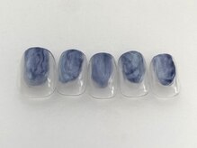 アイネイルズ 池袋店(I-nails)/塗りかけブルー