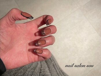 ネイルサロン ソウ 心斎橋店(Nail Salon Sou)/クリアフレンチ