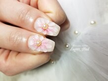 シュガーネイル(sugar nail)/ぷっくり３Dflowerネイル