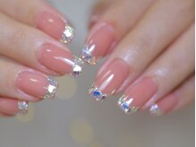 幻之花ネイル/ブライダル　ガラスフレンチ