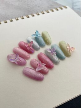 ネイルサロン シャンティ 横浜(Nail Salon Shanti)の写真/《アート何でもやり放題￥8980》他店オフ無料★種類も豊富で、お得にネイルが楽しめちゃうのも魅力◎