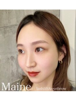 メイン(Maine)の写真/＼別格の技術力／ 目元に悩みがある方やデザイン相談したい方必見！【まつげパーマ+トリートメント¥5000】