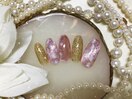 桜マグネットネイル
