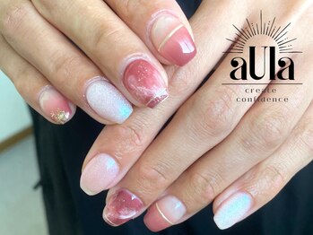 アウラ(aUla)/ボルドー×ニュアンス