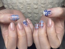 ユエム(UM)/手描きリボン