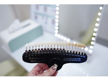 セルフダック 京都長岡京店/歯の色見本でチェック！