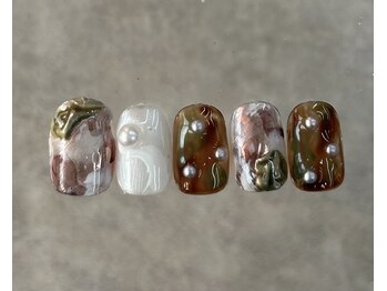 ゆびノさき イケブクロ(ゆびノさき+ikebukuro)/ヴィンテージネイル