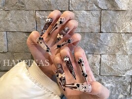 バレンタインネイル