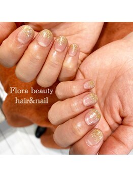 フローラビューティ(Flora Beauty)/シンプル・上品ネイル☆【岡山】