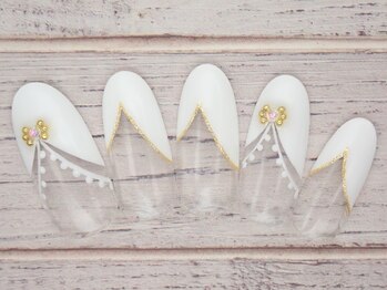 ワンネイル(ONE NAIL)/#ブライダルネイル#フレンチ