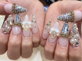 ツィードネイル 埋め尽くし