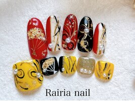 お正月ネイル