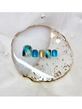 フットネイル 定額デザイン