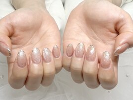 マグネット＋ラメフレンチ