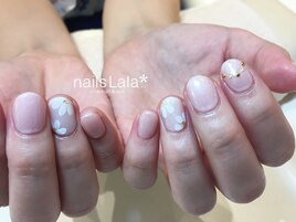 初夏のフラワーネイル