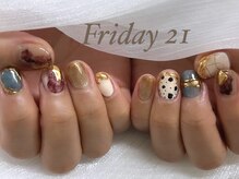 フライデートゥエンティーワン(Friday 21)/アニマルニュアンスネイル