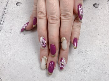 ネイル ビューティーマジック 葛西本店/3Dフラワーネイル