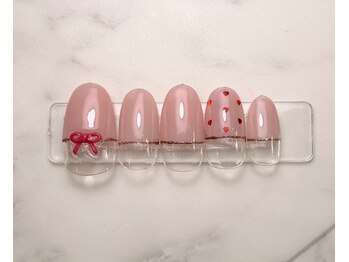 1~2月 定額(1) ハートリボン