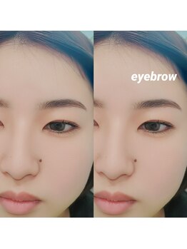 ルカ ヘアーアンドアイ(Luca)/自眉をいかしたデザイン