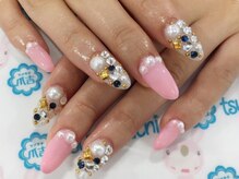ネイルサロン 爪吉/大きめパールにトキメキ♪