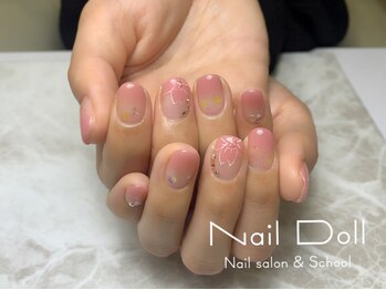 ネイルドール(Nail Doll)/桜アートお選びいただいたました