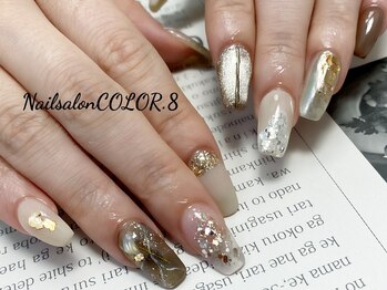 ネイルサロン カラーエイト(Nailsalon COLOR.8)/ニュアンス、トレンド、スカルプ