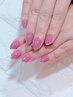 《HANDハンド/ケア付!!》＊SNSで人気！#ガラスフレンチネイル♪￥9000