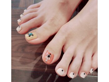 ネイルサロン リスタ(Rista)/フット　エスニック　アート