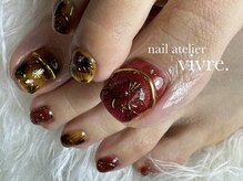 ヴィーヴル(vivre.)/ミラー/べっ甲/マグネット