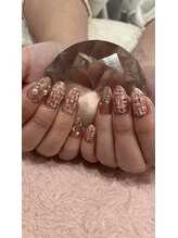 チェリーブロッサム(A CHERRY BLOSSOM)/冬の王道ツイードネイル