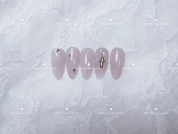 ワンホンシンプルネイル