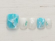 ネイルミックス 宇都宮インターパーク店(Nail Mix)/大理石ネイル　5990円