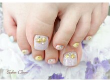 サロン クローバー/水面アート☆夏のフットネイル