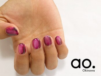 アオ おもろまち(ao.)/85min/ニュアンス Nail ao.沖縄