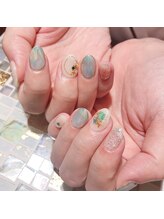 アティックネイルアトリエ(attic nail atelier)/海デザインネイル★