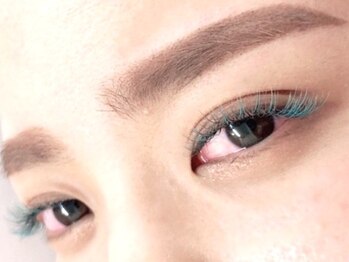 ミニョンアイラッシュデザインサロン 北花田店/フラットマットラッシュ カラー