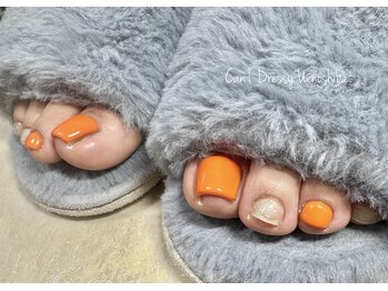 キャンアイドレッシー 上野芝店(Can I Dressy)/【foot】one color