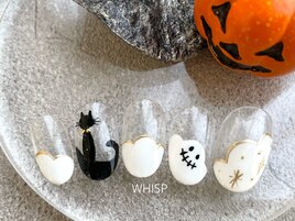 ハロウィンネイル/パラジェル込