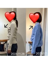 ピエール ナリタイラボ 薬院店(Piel NARITAI LABO)/２か月間の変化♪