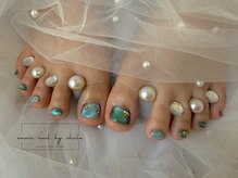 エマネイル バイ チュラ(emma nail_by chula)/フットネイル/夏ネイル/きらきら