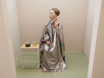 ミーシェ(Meshie)の写真/《血流改善やデトックス効果♪》よもぎ蒸しで身体を芯から温めて代謝UP◎気になる部分を集中的にケア！