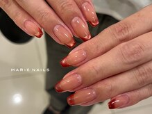 マリーネイルズ 心斎橋店(MARIE NAILS)/定額¥9,900 フレンチ 0828c