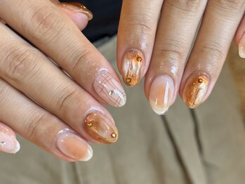 エルフ 恵庭店(Elf)/【HAND】ニュアンスネイル¥7700