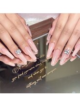 ブブ 渋谷(bubu)/ヌードピンクのロングネイル